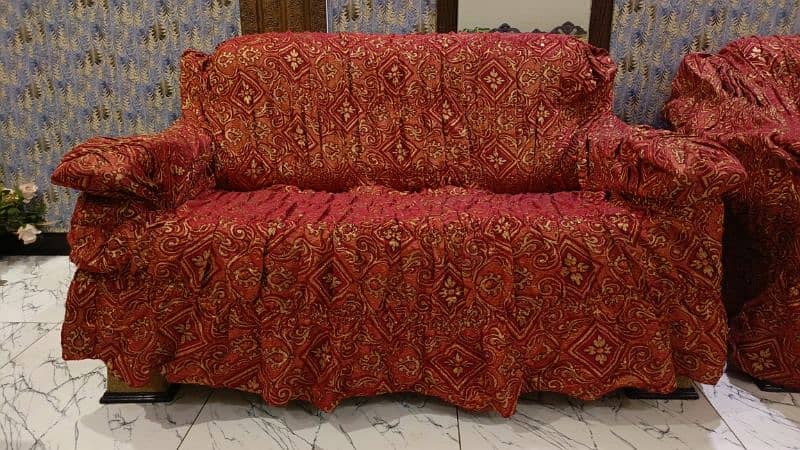 Banarsi Sofa Cover Jacquard 0