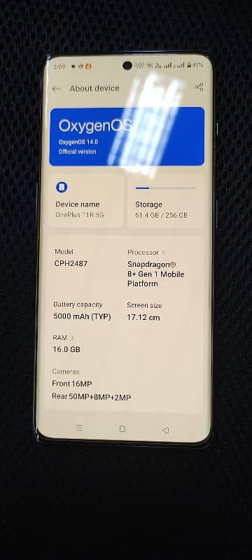 One Plus 11R 5G Global version 6