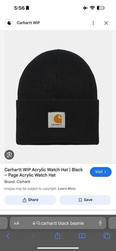 Carhatt Beanie   Brand new 0