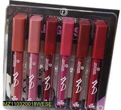 pack of matte 6  lipgloss