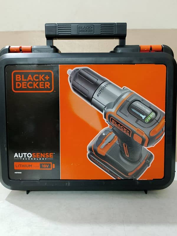 black decker drill machine 12