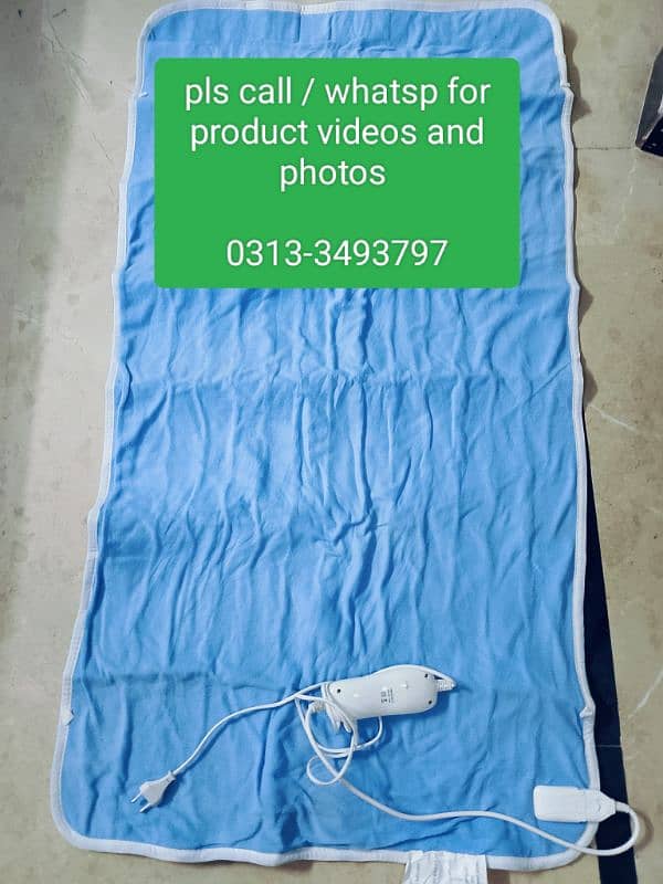 Electric Single & double bed Heating blankets | Massagers | COD avlble 1