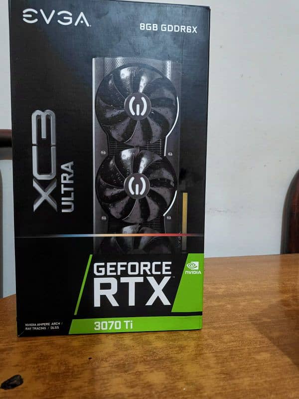 Evga RTX  3070TI XC3 GAMING CARD with box 1