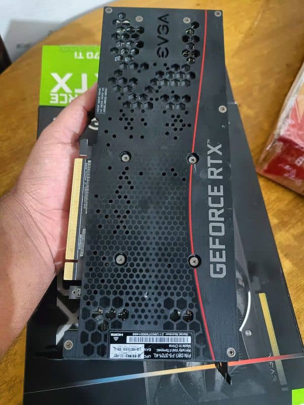 Evga RTX  3070TI XC3 GAMING CARD with box 5