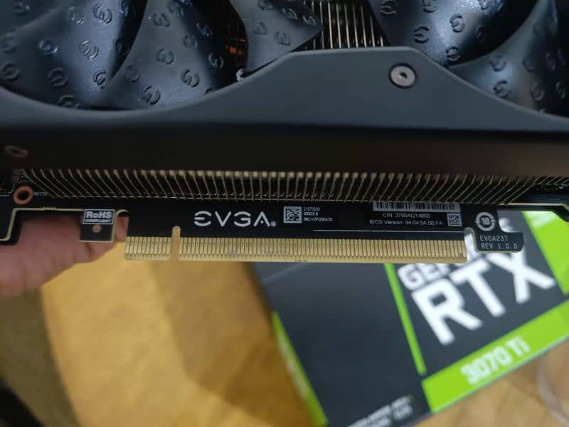 Evga RTX  3070TI XC3 GAMING CARD with box 9