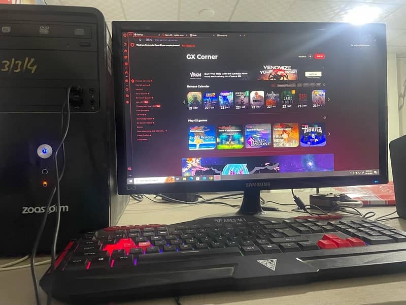 Gaming pc with all accessories 0