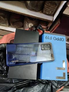 Oppo F19 Complete Box Seald phone Good Condition