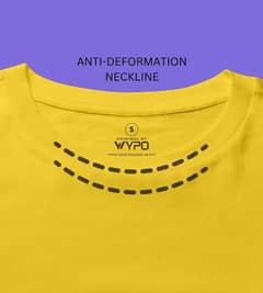 WYPO- T-shirt For Girl Round Neck Graphic Cotton Tee,Yellow