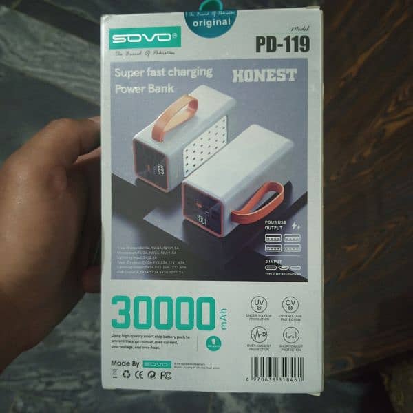 Sovo 30,000 mah power bank 4