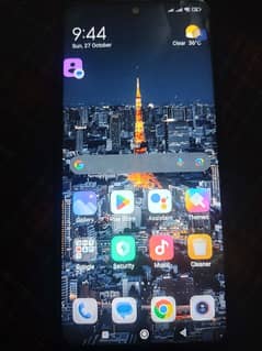 Redmi note 9s in good condition with complete box and accessories. .