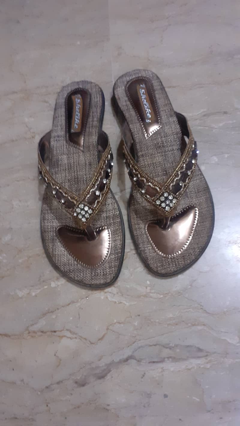 Ladies chappals (Size 38) 2