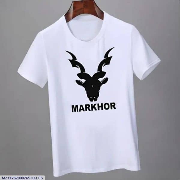 1-pics Mens wear MARKHOR printed T-shirt 1