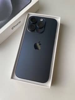 Iphone 15  pro max Blue taitanium 256