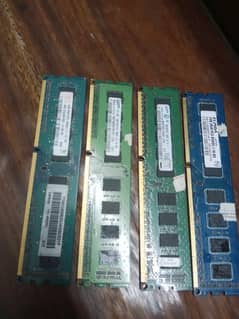 DDR3 branded RAM 4GB, 2GB total 10 GB