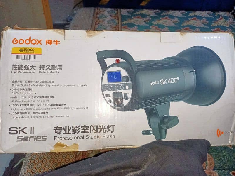 godox sk 300  flash light 10 by 10 3