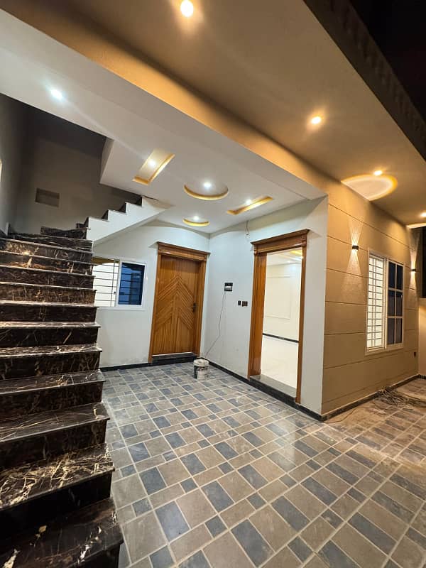 5 marla most luxurious single story house for sale in E block New city phase 2 wah cantt 1