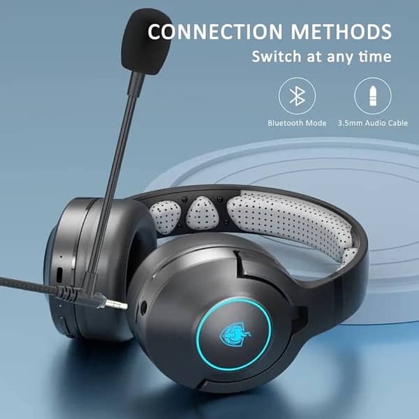 PHOINIKAS Q9 Gaming Headset 3.5mm Wired/Wireless bluetoot 1