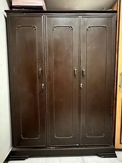 solid wooden wardrobe