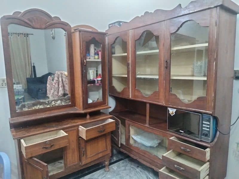 dressing table & showcase 1