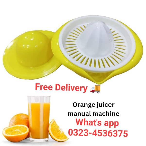 Orange Juice Machine l Free Delivery l Manual l 0323-4536375 0