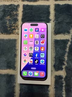 Iphone 14 Pro 256Gb, HK Dual Sim  PTA APPROVED