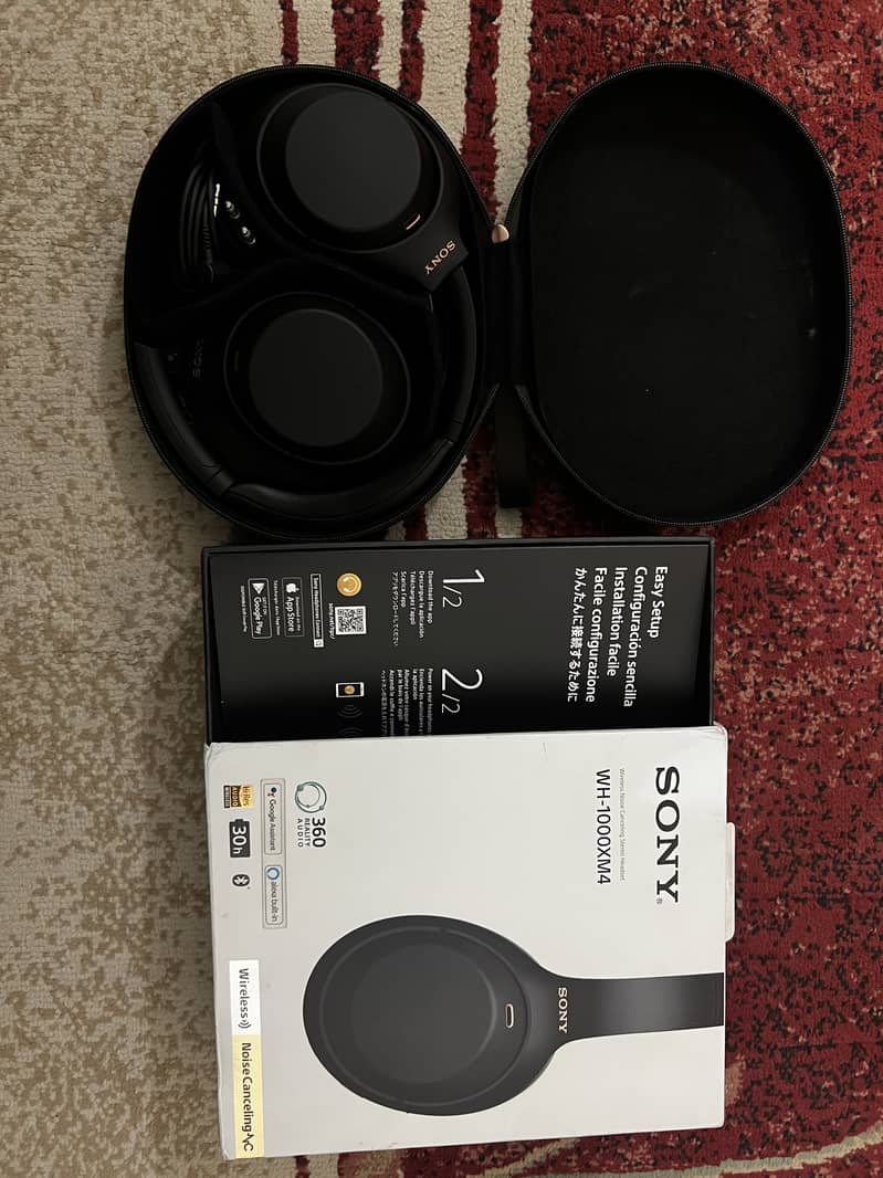 Sony WH-1000XM4 Wireless Noise Cancelling Headphones 0