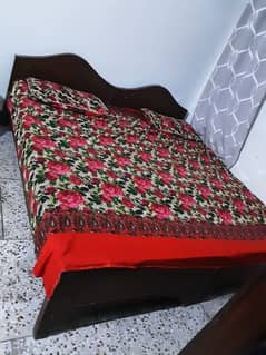 Pair of single bed made of pure talhi wood without matress