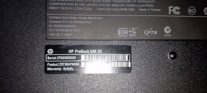 HP ProBook 640 g2 core i5 6th generation 7