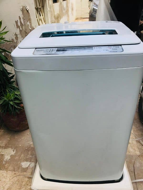 Fully automatic washing machine Haier hwm 75-918 auto restart techno 3