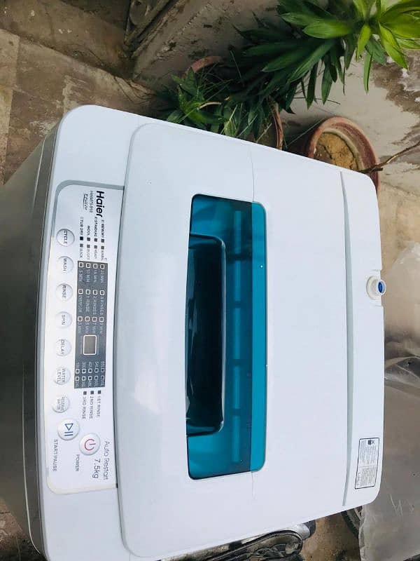 Fully automatic washing machine Haier hwm 75-918 auto restart techno 8