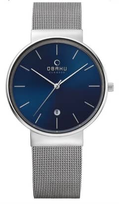 obaku Denmark klar cyan watch