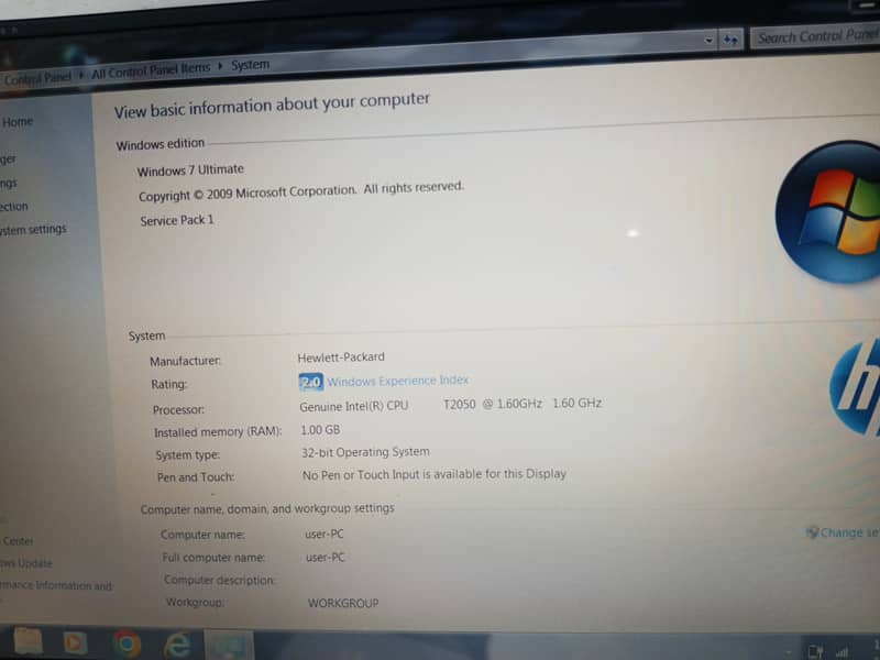 HP laptop excellent condition 2