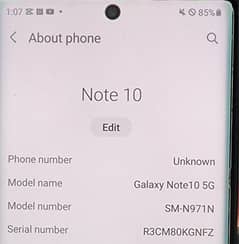 Samsung note 10