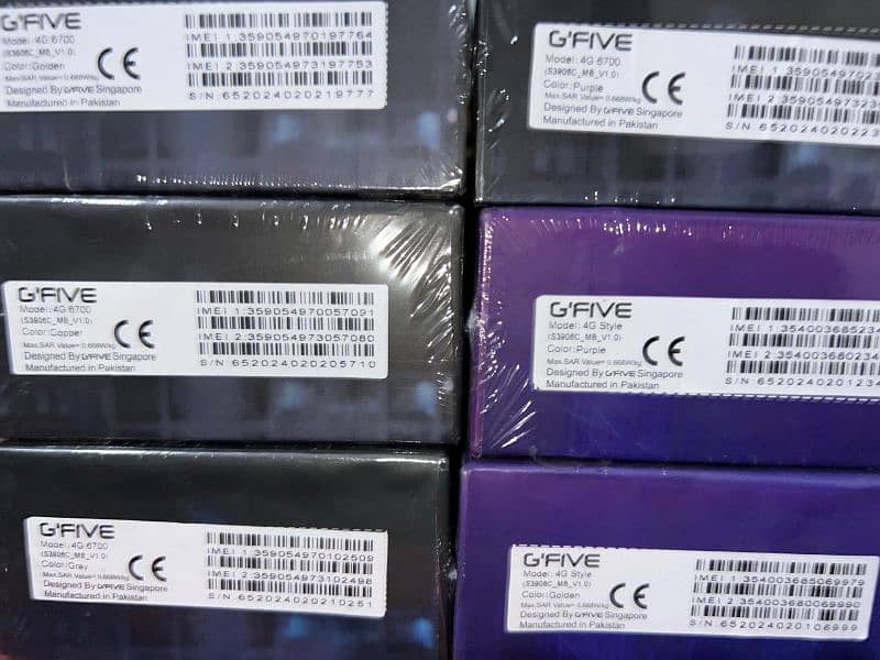 Gfive 4G 6700& Gfive 4G Style Box pack 18Month warranty 5