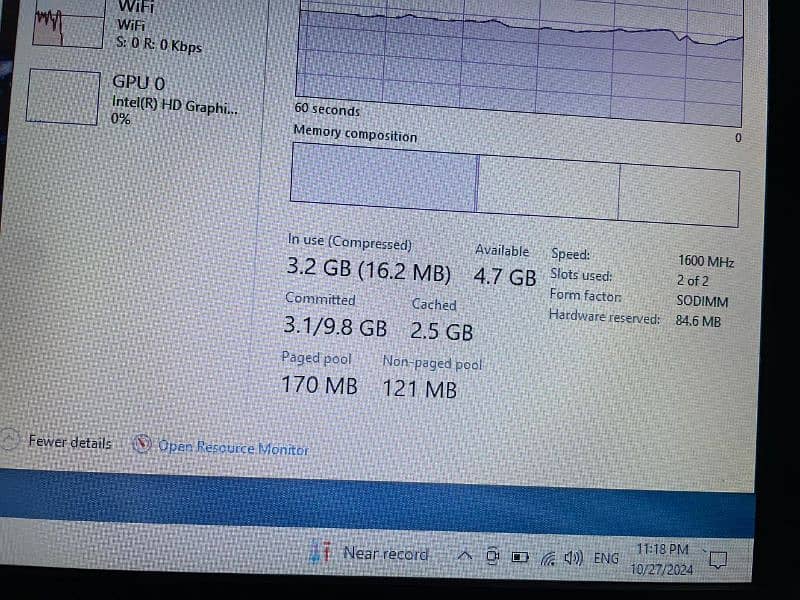 HP 15 AC055ne 5th Gen Ci7 8ram & 500ssd 6