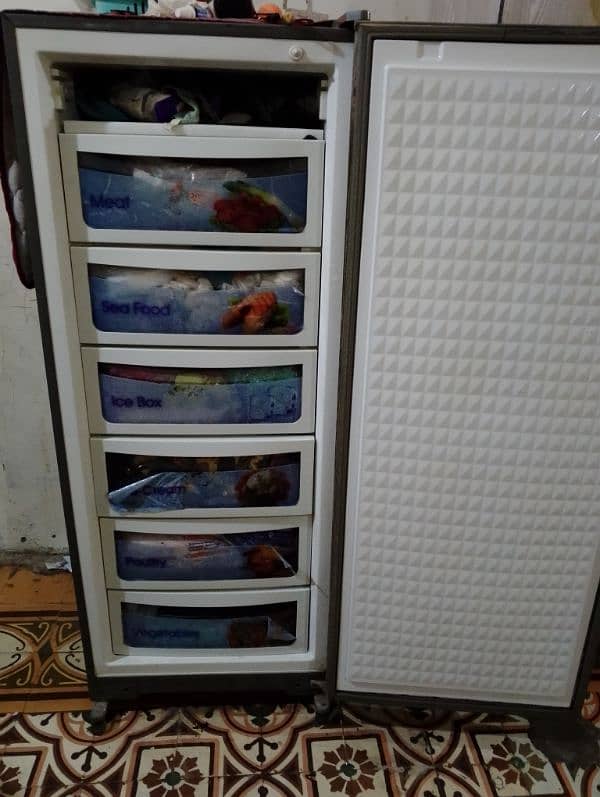 dawlance vertical freezer 2