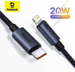 Baseus 20W PD USB C Cable for iPhone Fast Charging USB C Cable