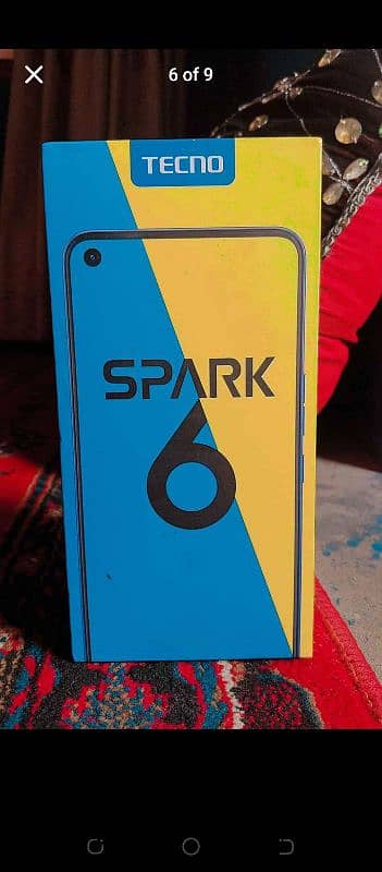 TECNO SPARK 6.4/64 with box urgent sale 4