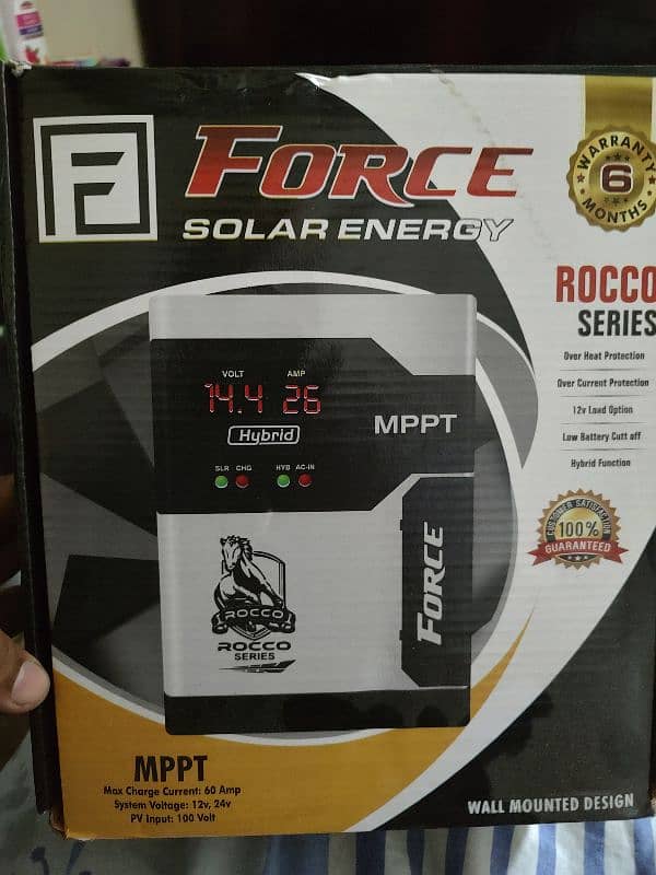 force hybrid mppt 60 amp 12/24 volt support 5 month warranty 6