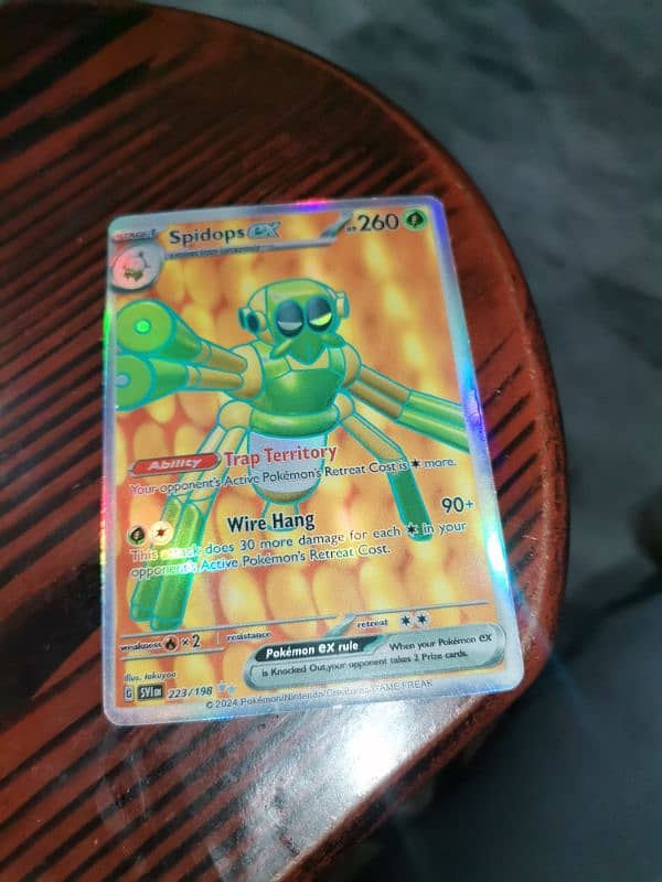 spidops ex pokemon card 1