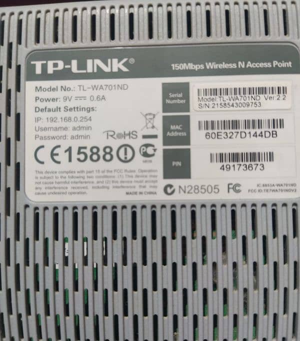 2 TP-LINK Routers For Sale. . 8