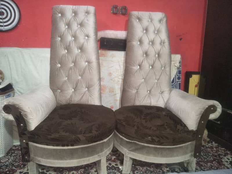 Pair of Elegant Velvet Chairs 2