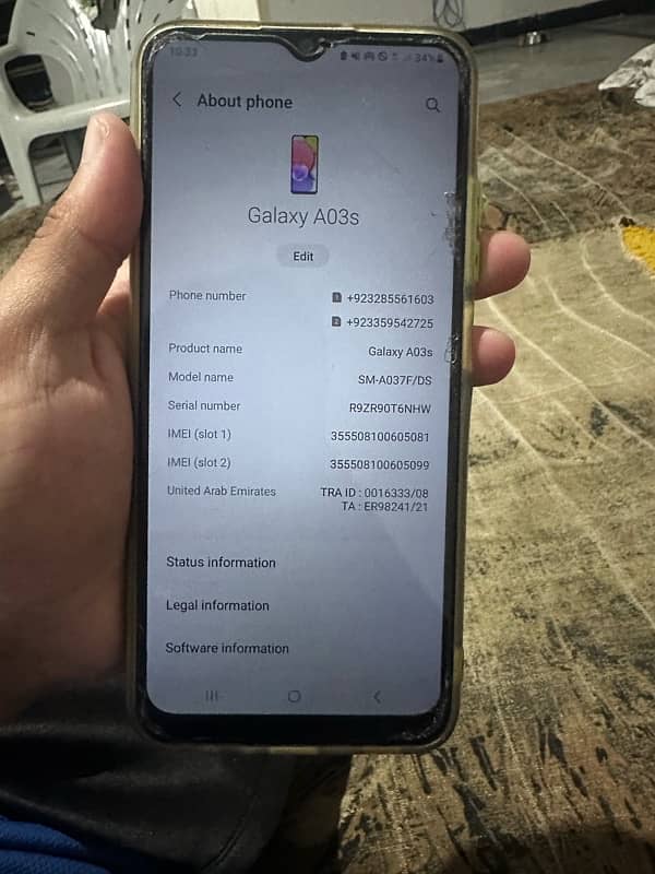 samsung A03s 5