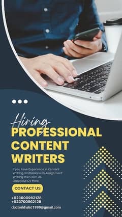 Hiring Professional Content Writers