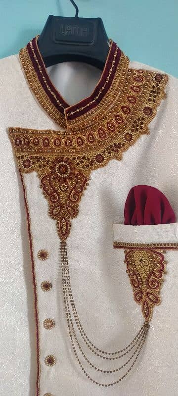 Elegant Men's Embroidered Sherwani Set 2