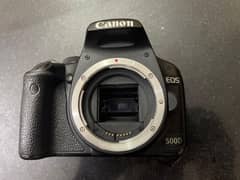 Canon Eos 500d with full setup