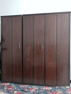 3 compartment wardrobe