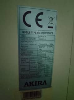 Akira portable air conditioner very clean condition