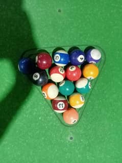 snooker table 3x6 sell with 1piece of cue. and complete balls set