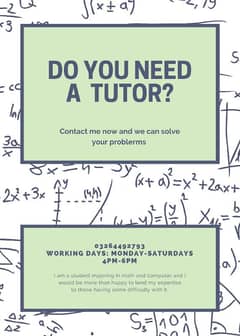 Home tutor available